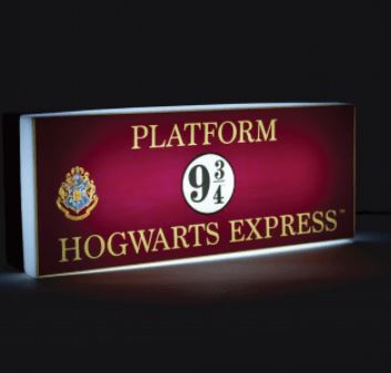 Lampe platform 9 3/4 poudlard express - harry potter Maison > Lampes La Boutique du Sorcier 