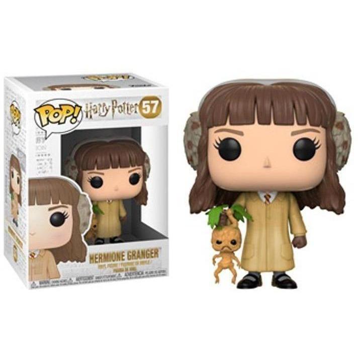 Funko pop hermione avec mandragore