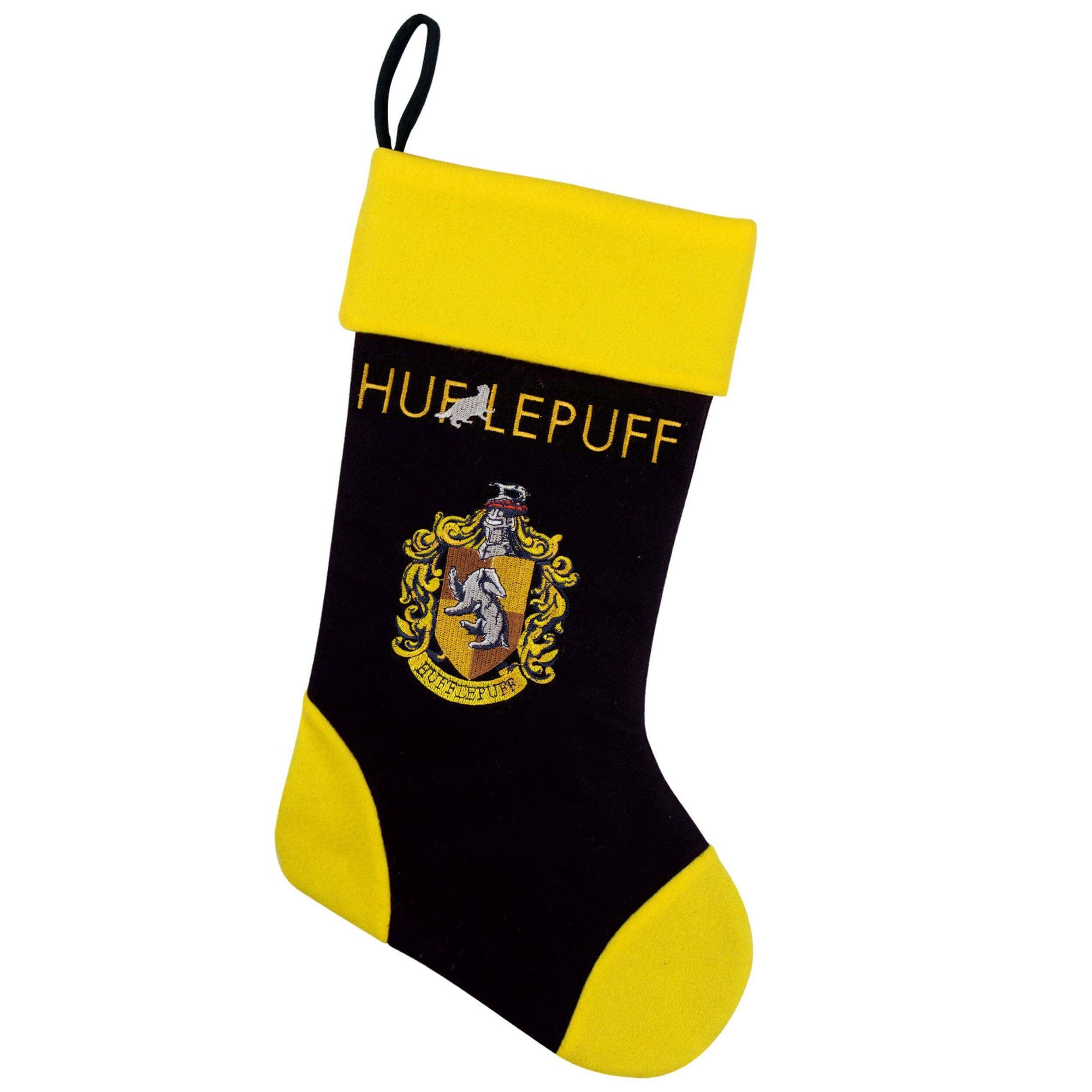 chaussette de noel poufsouffle harry potter boutique officielle