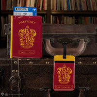 Set étui pour Passeport et étiquette bagage - harry potter