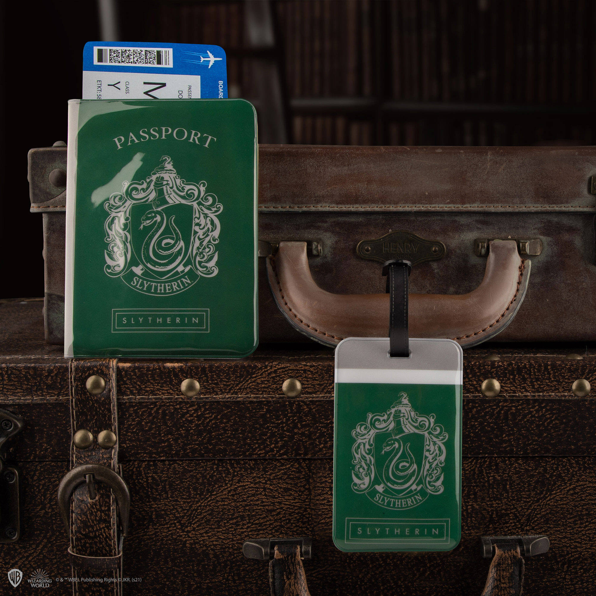 Étui passeport et étiquette bagage - harry potter