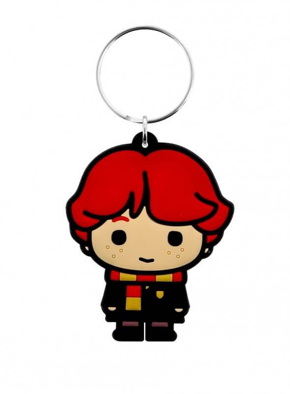 PORTE-CLÉS CAOUTCHOUC CHIBI RON WEASLEY - HARRY POTTER la boutique du sorcier