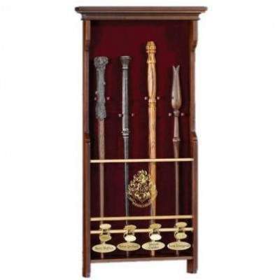 PRÉSENTOIR DELUXE 4 BAGUETTES - HARRY POTTER La Boutique du Sorcier - Wizard Shop