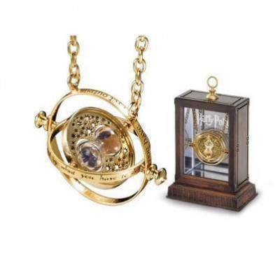 COLLIER RETOURNEUR DE TEMPS AVEC PRÉSENTOIR - HARRY POTTER La Boutique du Sorcier - Wizard Shop