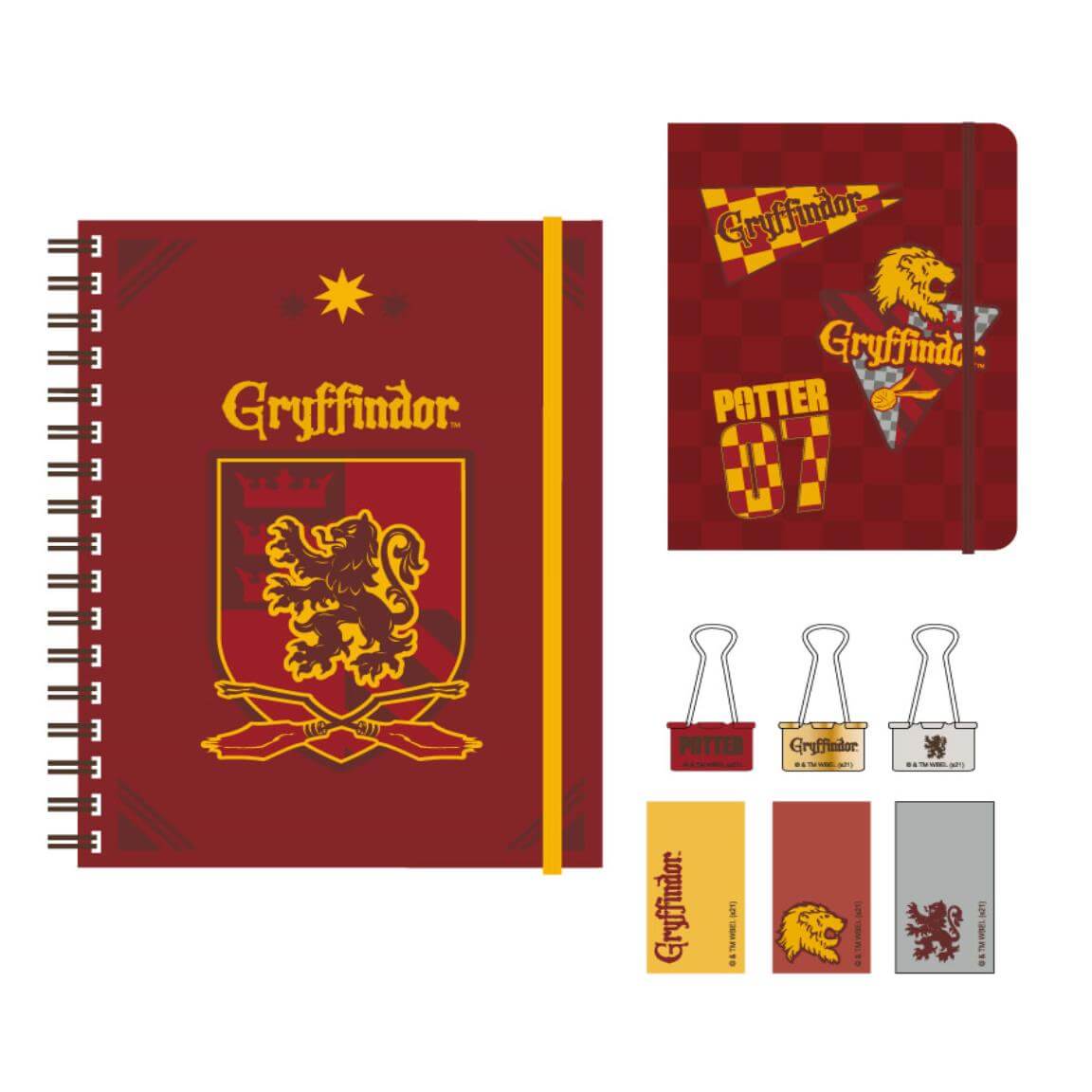 Set de papeterie harry potter - collection gryffondor Papeterie > Carnet CERDA 