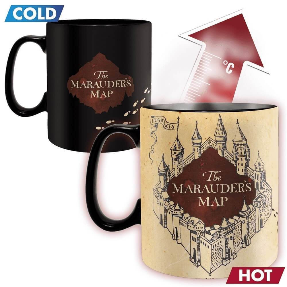 MUG THERMORÉACTIF CARTE DU MARAUDEUR - HARRY POTTER - la boutique du sorcier