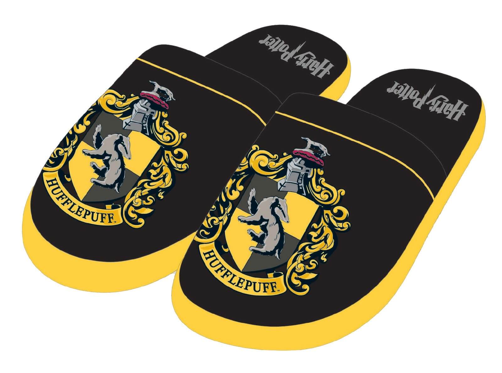 chaussons pantoufles poufsouffle harry potter boutique